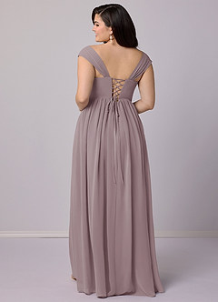 Barbie ♥ Azazie Bridesmaid Dresses Dusk A-Line Corset Chiffon Dress image10