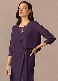 front Azazie Ettienne chiffon omslagdoek