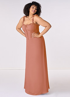 Barbie ♥ Azazie Bridesmaid Dresses MAI TAI A-Line Sweetheart Neckline Chiffon Dress image8