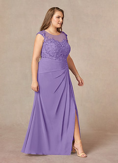 Azazie Libby Mother of the Bride Dresses Tahiti A-Line Scoop Sequins Chiffon Dress image10