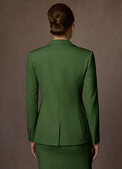 front Kennedy Oliva Vestido estruturado com elastano