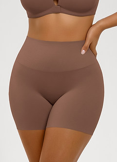 front High Waist Tummy Control Seamless Shapewear Shorts