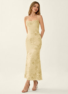 Octavenlly Sorbet Au Citron Invitée de mariage en dentelle et maille image3