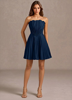 Kaia Navy Mini Dress image4