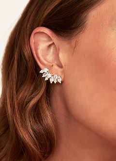 front Crystal Constellation Earrings