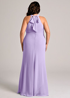 Azazie Doretta Suknie dla druhen Syrena Pofałdowany Szyfon Do ziemi Sukienka image7