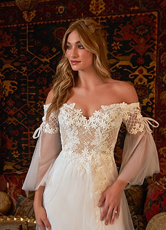 Azazie Stevie Wedding Dress Final Sale  image6