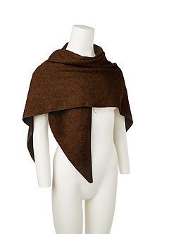front châle en pashmina