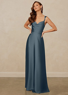 Christian Siriano Bridal for Azazie 1001 Bridesmaid Dresses Twilight A-Line Sweetheart Neckline Stretch Satin Dress image3