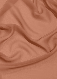 Azazie Eren Jurken voor bruidsmeisjes Jurk van Chiffon met Kolom One-shoulder Bronzeertint image11