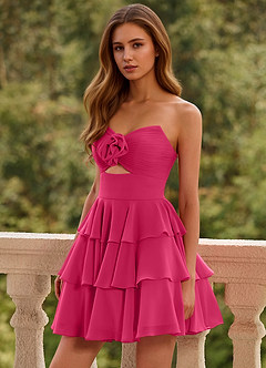 Orosecy Rosette Mini Dress image4