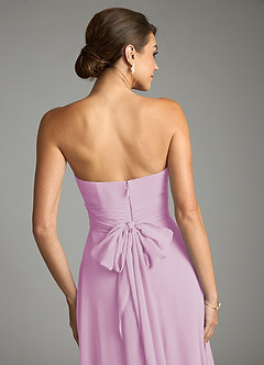 Azazie Tamira Suknie dla druhen Linia A Pofałdowany Szyfon Do ziemi Sukienka image5