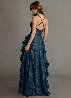 Megan Námořnictvo Maxi šaty image2
