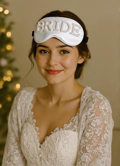 front Brud & Fru Pärla Strass Sömnmask