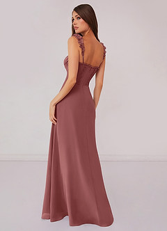 Barbie ♥ Azazie Bridesmaid Dresses Amethyst A-Line Sweetheart Neckline Chiffon Dress image2
