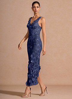 Cireth Dark Navy Maxi Dress image4