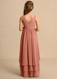 Azazie Kitten Junior Formal Flower Girl Klänningar Klä A-Line i Chiffong image2