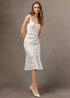 Candace White Midi Dress image7