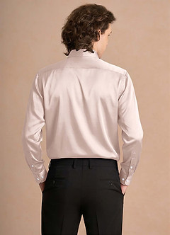 front Julian Zartrosa Stretch-Satin-Hemd