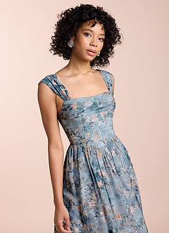 Vestido Azul Pálido Largo Aleah image6