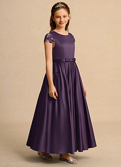 Azazie Bunny Junior Formal Flower Girl Klänningar Klä Balklänning i Spets image5