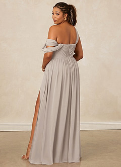 Christian Siriano Bridal for Azazie 1014 Bridesmaid Dresses Frost A-Line Off the Shoulder Chiffon Dress image11