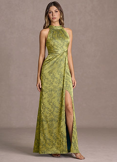 Vestido Verde Militar Armada Largo Hannah image5