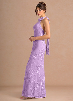 Vestido Lila Escarchada Maxi Dillon image6