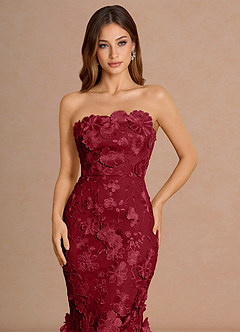 Abito Maxi Merlot Della image6