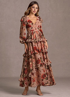 Vestido Malva Multi Largo Aurora image4