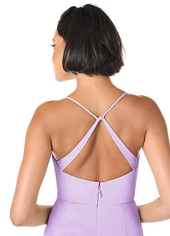 Azazie Ashana Bridesmaid Dresses Lilac Sheath Sweetheart Lace Mesh Dress image5
