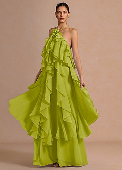 Montana Lemon Green Maxi Dress image3