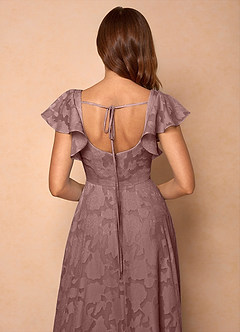 Anna Light Pink Ruffled Maxi Dress image7