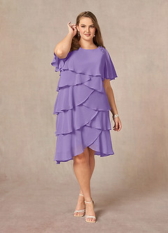 Azazie Rita Mother of the Bride Dresses Tahiti A-Line Scoop Beaded Chiffon Dress image6