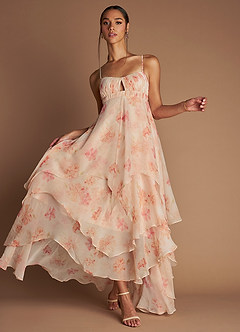 Maxi jurk Jaida Perzik image3