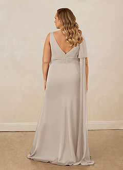 Christian Siriano Bridal for Azazie 1011 Bridesmaid Dresses Frost Mermaid Bow Stretch Satin Dress image19