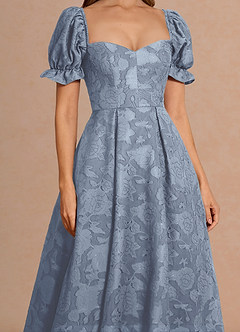 Lanthe Powder Blue Midi Dress image6