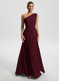 Sylvaine Wine Maxi Dress image3