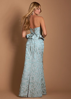 Maxi jurk Rebecca Fransblauw image2