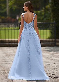 Dreamscape Azul Cielo Vestido de fiesta de corte A image2