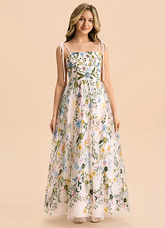 front Azazie Bridget Junior Formal Dress
