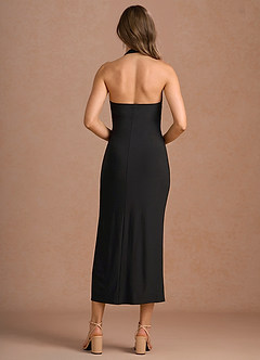 Leonora Black Midi Dress image6