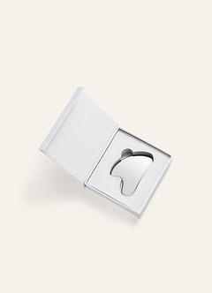 front Stainless Steel Facial Beauty Gua Sha Tool for Depuffing with Gift Box