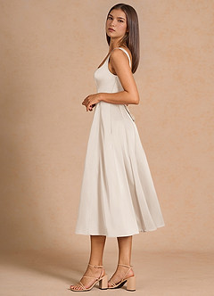 Nolia Cream Midi Dress image6