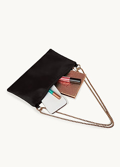 front Bolso bajo el brazo con cadena metálica
