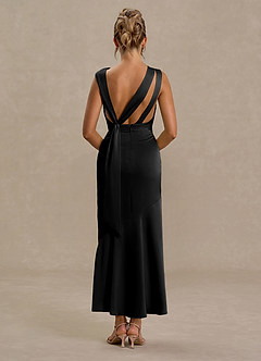 Maxi jurk Aeliana Zwart image2