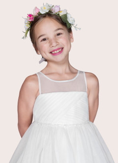 Azazie Brienne Flower Girl Klänningar Klänning Balklänning i Tyll Paljetter image4