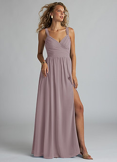 Azazie Aziza Dusk Chiffon Bridesmaid Dresses