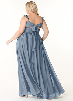 Azazie Metz Bridesmaid Dresses Twilight A-Line Sweetheart Ruched Chiffon Dress image8