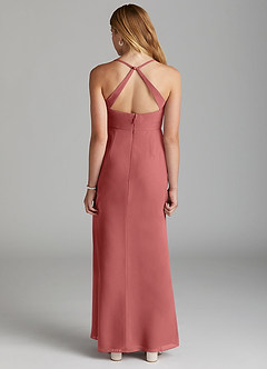 Azazie Becca Junior Robe Sirène en Mousseline de soie Améthyste image4